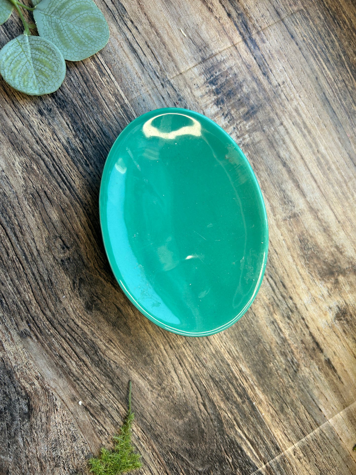 Teal Soap dish