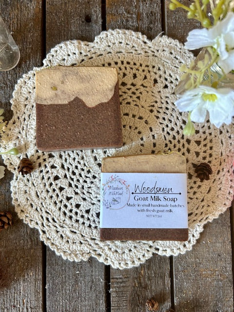 Woodsmen Goat Milk Soap