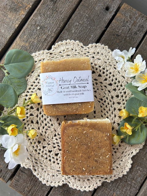 Honey Oatmeal Goat Milk Soap