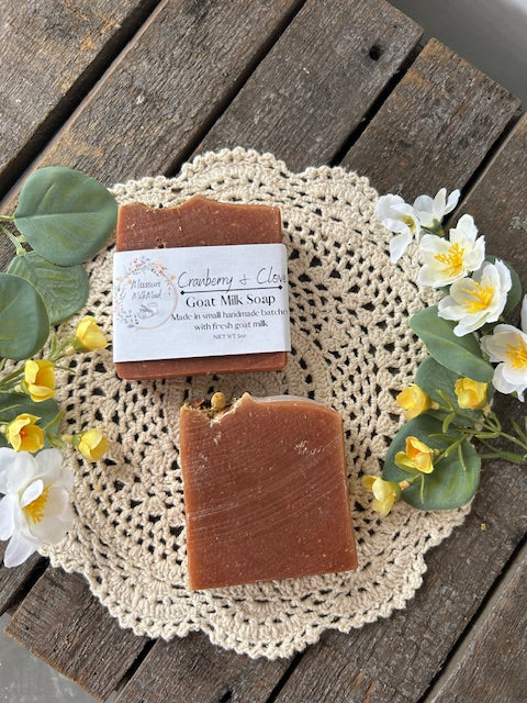 Cranberry & Clove Goat Milk Soap