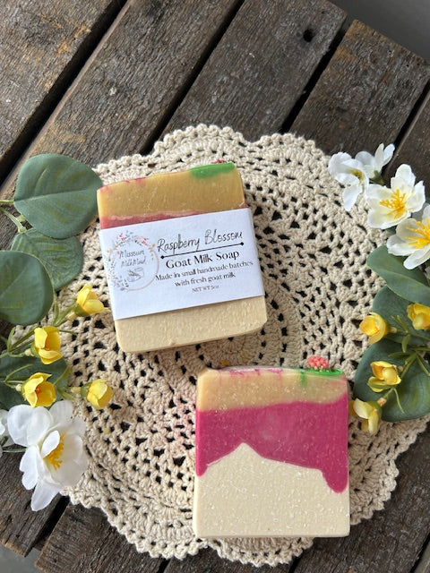 Raspberry Blossom Goat Milk Soap