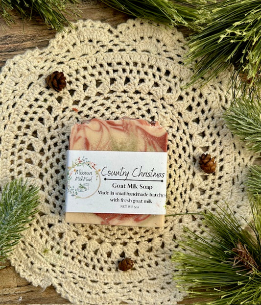 Country Christmas Soap